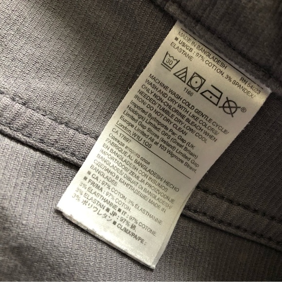 Banana Republic Corduroy Regular Fit Pants in Grey - Picture 8 of 10